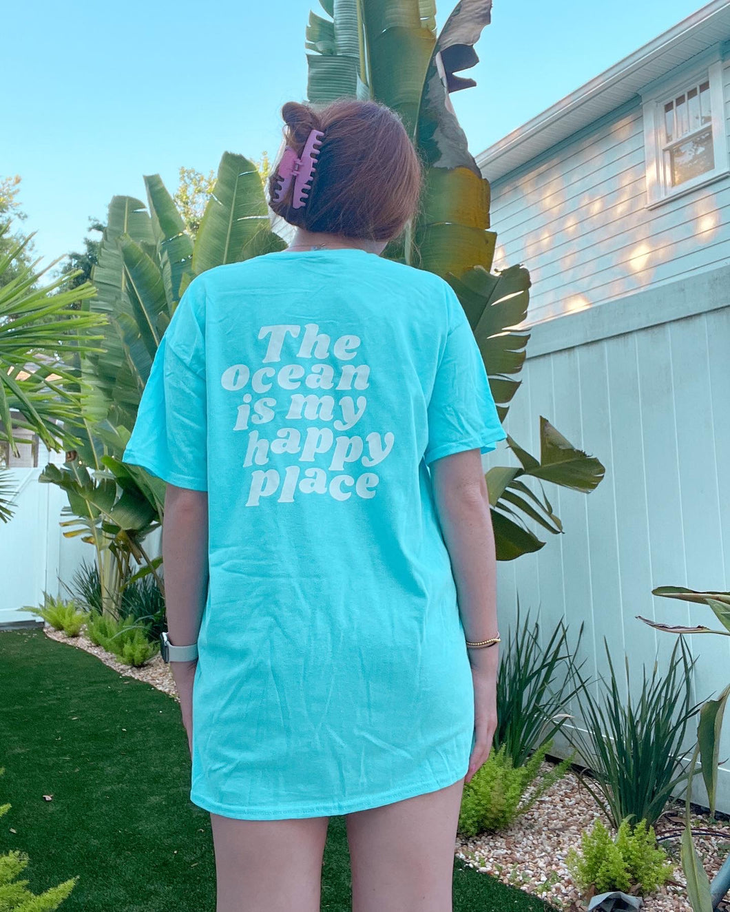 The ocean is my happy place tee