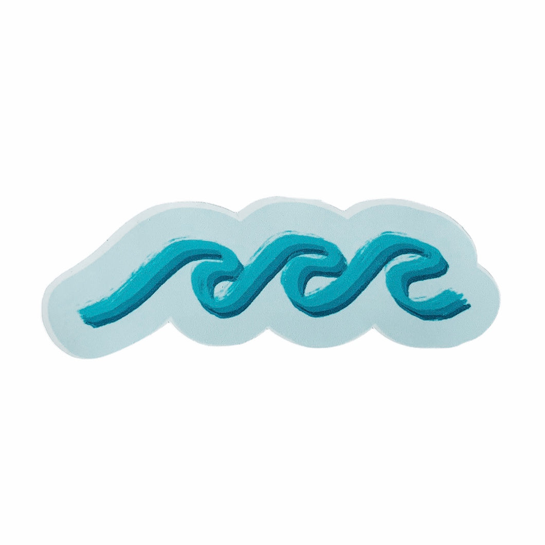 Wave sticker